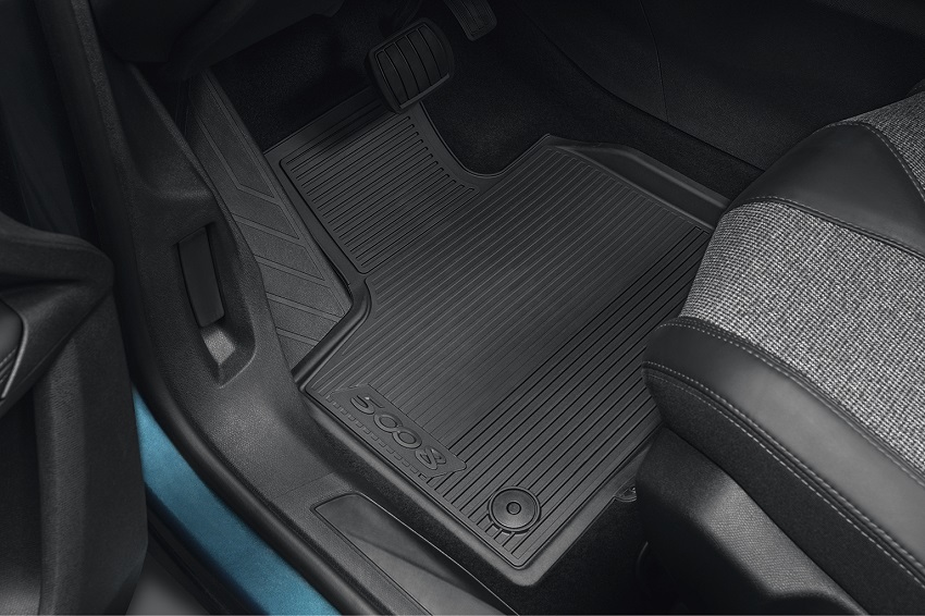 PEUGEOT PEUGEOT 5008 SUV Set of rubber floor mats - front and rear