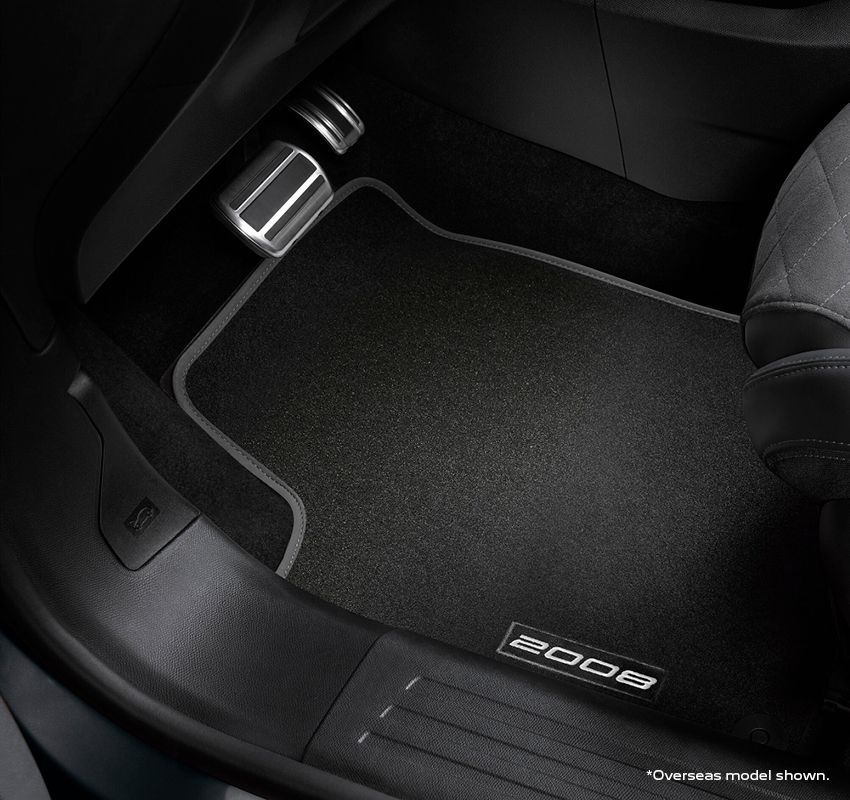 PEUGEOT Peugeot 2008 suv Rubber Floor Mats (HYBRID ONLY)