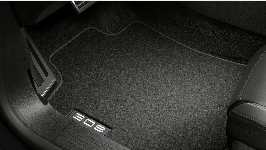 PEUGEOT 308 GT Sport PHEV Velour Floor Mats (HYBRID ONLY)
