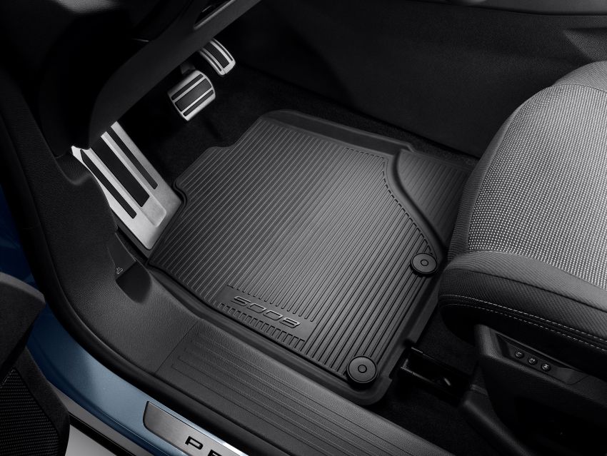 PEUGEOT ALL NEW PEUGEOT 5008 HYBRID SET OF RUBBER FLOOR MATS - FRONT AND REAR