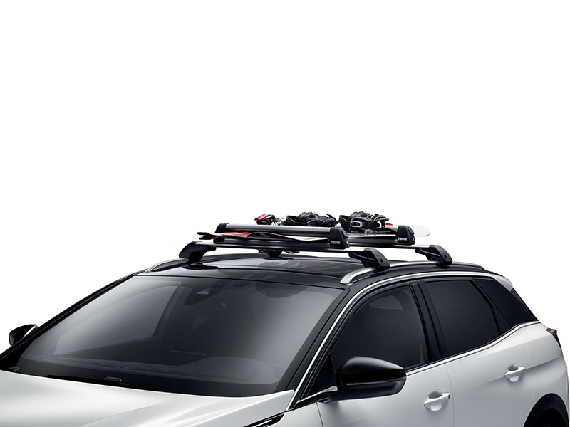 PEUGEOT 407 Roof bar ski rack - 4 pairs